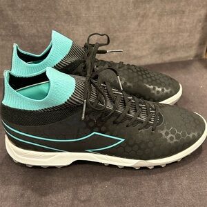 Diadora Women's Primo Indoor Soccer Shoes Black Teal